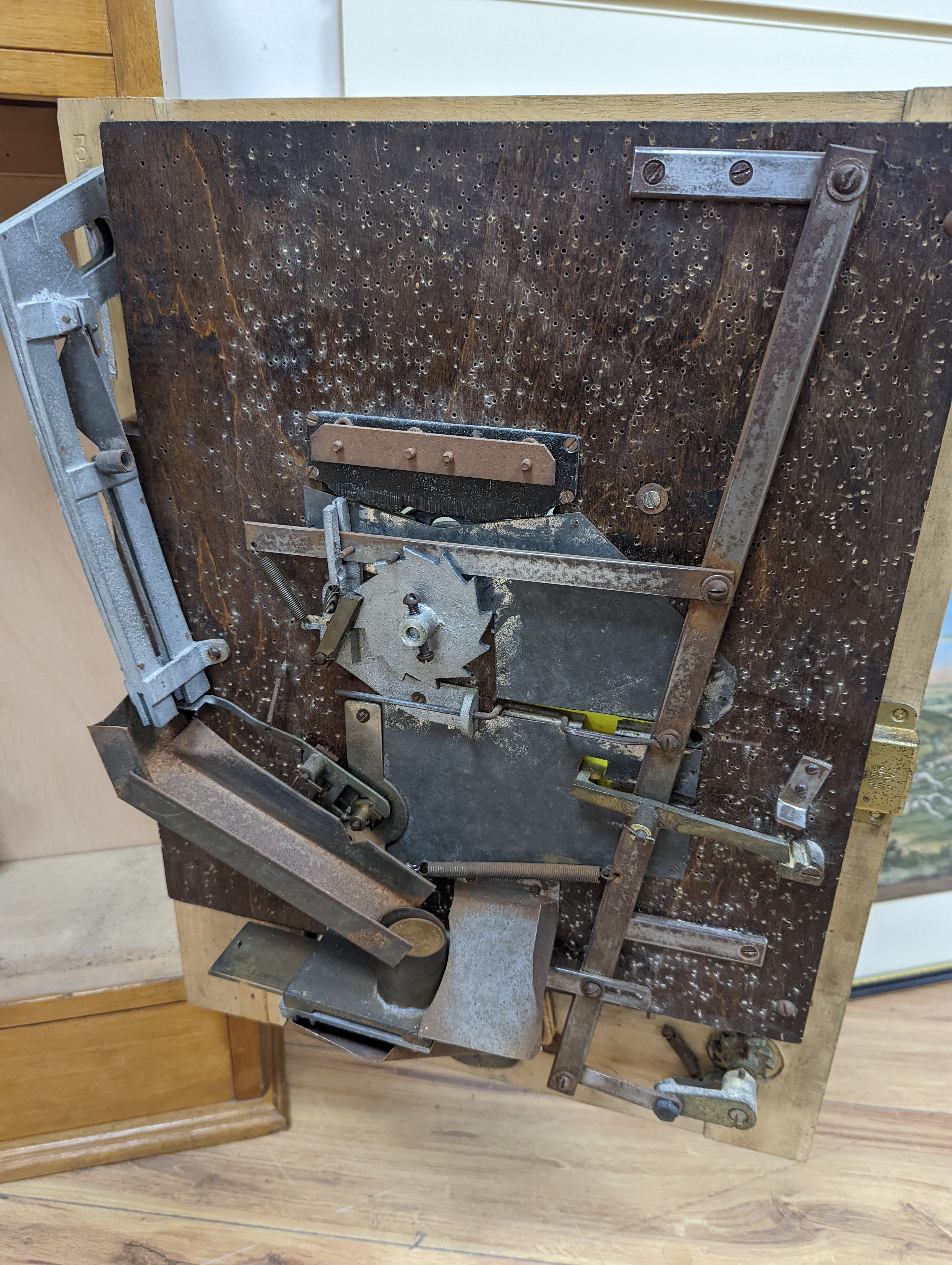 An Extrawin coin operated games machine, 87cms high.